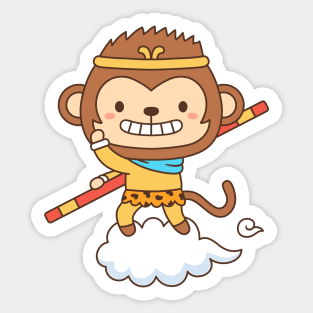 Cute Monkey King Sun Wukong Sticker